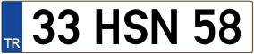 Truck License Plate